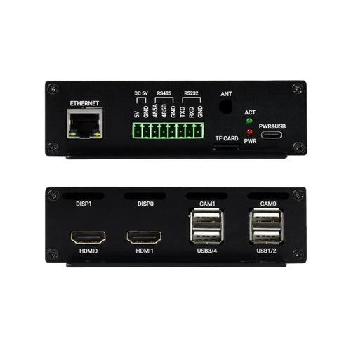 Waveshare PoE Mini-Computer (Type B) Based on Raspberry Pi Compute Module 4 (not Included) (US)