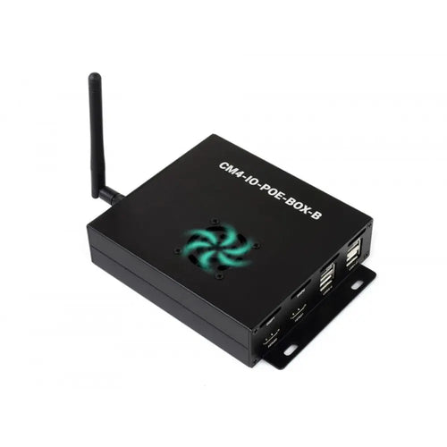 Waveshare PoE Mini-Computer (Type B) Based on Raspberry Pi Compute Module 4 (not Included) (US)