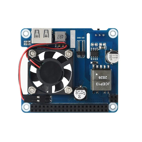 Waveshare Power over Ethernet HAT (C) for Raspberry Pi 3B+/4B, 802.3af/at-Compliant