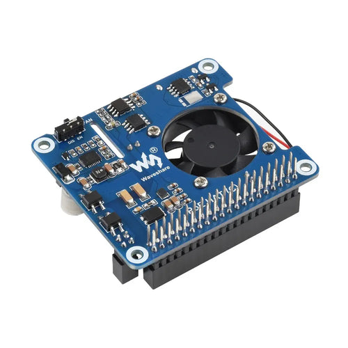 Waveshare Power over Ethernet HAT (C) for Raspberry Pi 3B+/4B, 802.3af/at-Compliant
