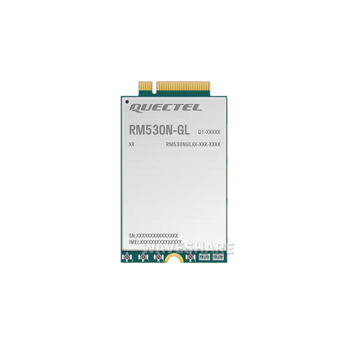Waveshare Quectel RM530N-GL IoT 5G Global Band Module, 5G Sub-6 & MmWave, M.2, w/ 3GPP 5G R16