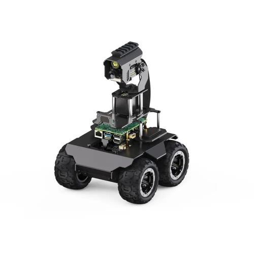 Waveshare RaspRover 4WD AI Robot, Dual Controllers, All-Metal Body, Computer Vision for Pi 5 w/ Pan/Tilt (US)