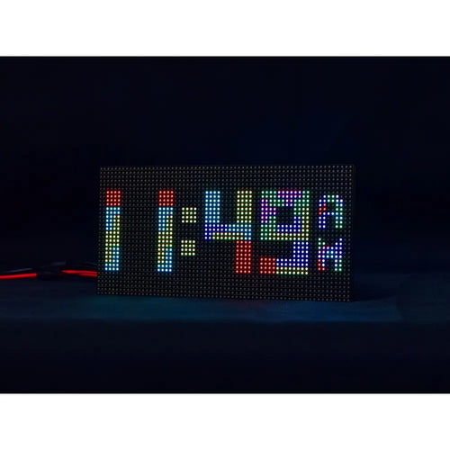 Waveshare RGB Full-Color LED Matrix Panel, 3mm Pitch, 64×32 Pixels, Adjustable Brightness