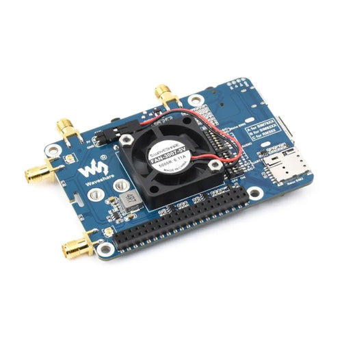 Waveshare RM500Q-AE 5G HAT for Raspberry Pi, Quad Antennas LTE-A, Multi Band, 5G/4G/3G (US)