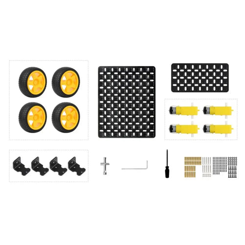 Waveshare Robot-Chassis Series Smart Mobile Robot Chassis Kit (Mecanum Wheels)