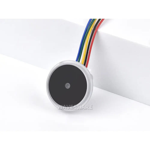 Waveshare Round 2D Codes Scanner Module, Barcode/QR Code Reader w/ LED Indicator, Small Size, Easy to Integrate