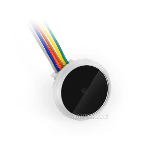Waveshare Round 2D Codes Scanner Module, Barcode/QR Code Reader w/ LED Indicator, Small Size, Easy to Integrate