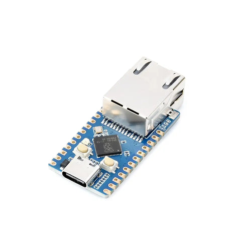 Waveshare RP2040-ETH Mini Dev Board, RP2040 Ethernet Port Module, Based on RP2040 Dual Core Processor