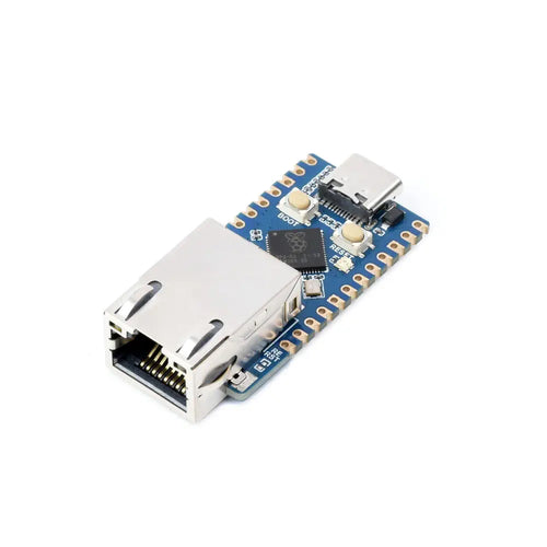 Waveshare RP2040-ETH Mini Dev Board, RP2040 Ethernet Port Module, Based on RP2040 Dual Core Processor