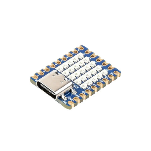 Waveshare RP2040-Matrix Development Board, Onboard 5 RGB LED Matrix, Based on RP2040