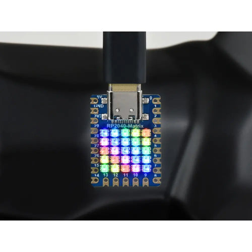 Waveshare RP2040-Matrix Development Board, Onboard 5 RGB LED Matrix, Based on RP2040