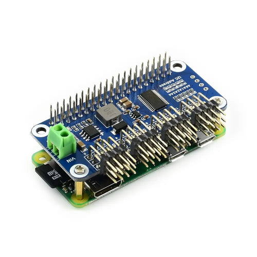 Waveshare Servo Driver HAT (B) for Raspberry Pi, 16-Channel, 12-Bit, I2C