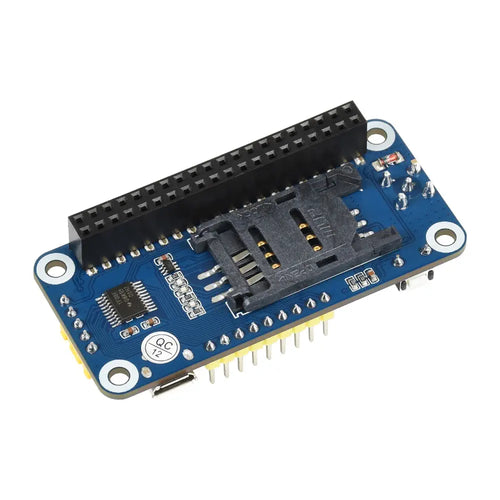 Waveshare SIM800C GSM/GPRS/Bluetooth HAT for Raspberry Pi, 2G Communication