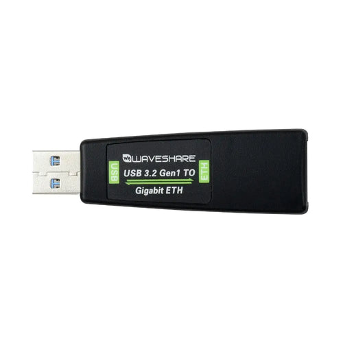 Waveshare USB 3.2 Gen1 to Gigabit Ethernet Converter, Driver-Free