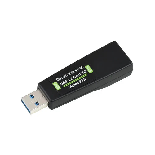 Waveshare USB 3.2 Gen1 to Gigabit Ethernet Converter, Driver-Free