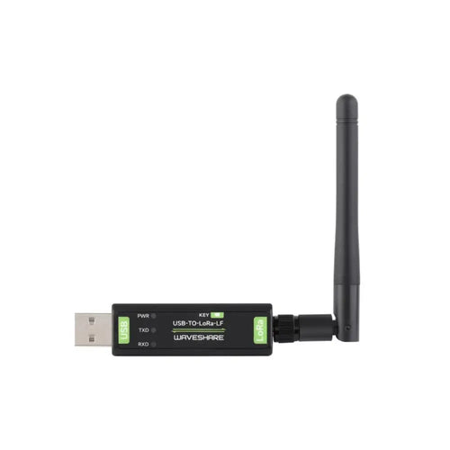 Waveshare USB to LoRa Data Transfer Module, Based on SX1262 (HF, XTAL Crystal)