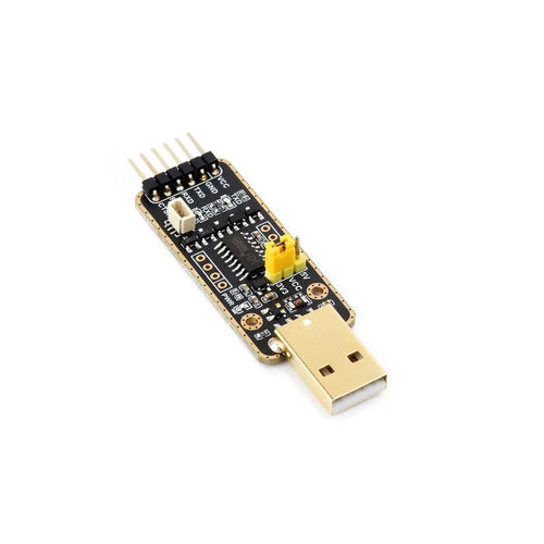Waveshare USB to UART Debugger Module for Raspberry Pi 5, Type-A Port, Onboard UART Connector