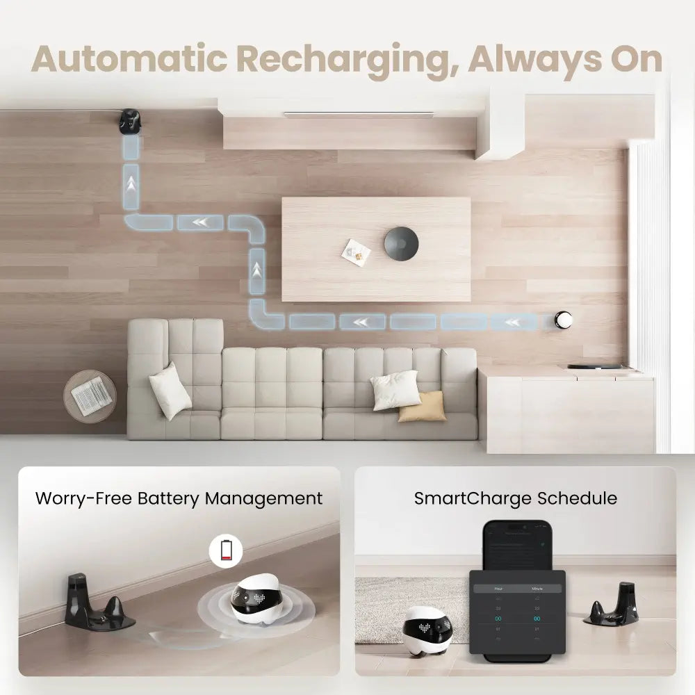 WeHome EBO Air 2 Companion Robot (Jay Blue)