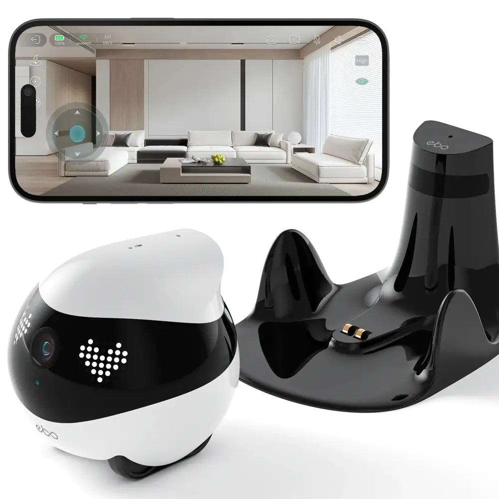 WeHome EBO Air 2 Companion Robot (Dove White)