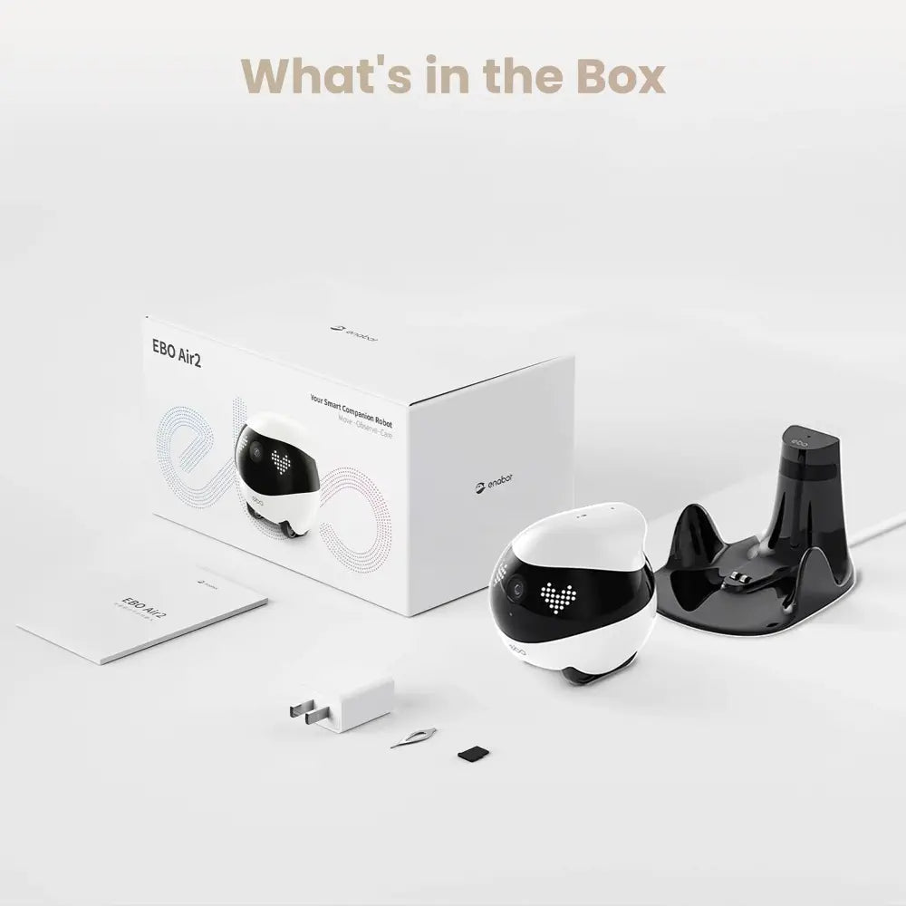 WeHome EBO Air 2 Companion Robot (Dove White)