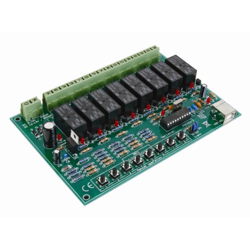 Whadda 8-Channel USB Relay Card (WSI8090)