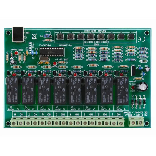 Whadda 8-Channel USB Relay Card (WSI8090)