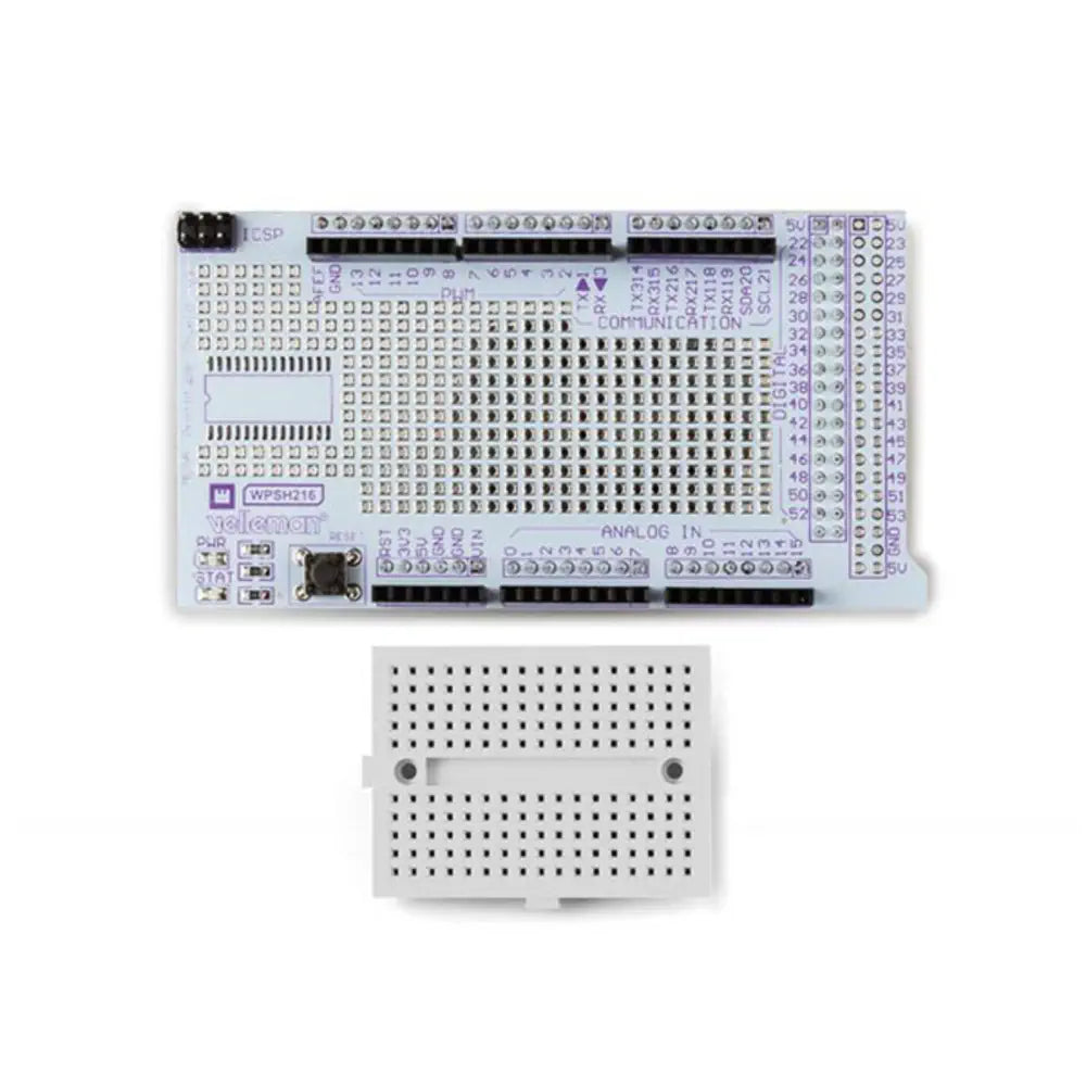 Whadda Protoshield Prototyping Board w/ Mini Breadboard for Arduino ...