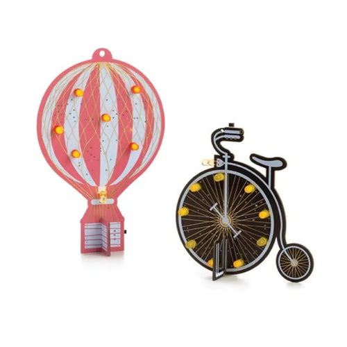 Whadda Retro Air Balloon & Bicycle Soldering Kit Set