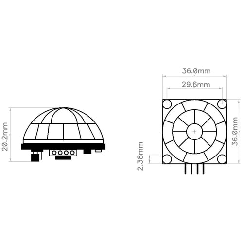 Wide Angle PIR Motion Sensor