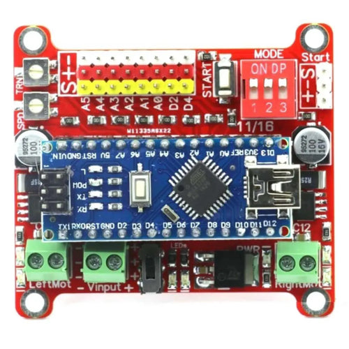 JSumo Wing Arduino Robot Controller (w/ Arduino Nano)