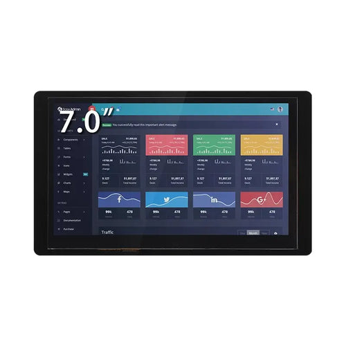 Wizee ESP32 7-Inch 800x480 HMI Touch Display, Wi-Fi & BLE