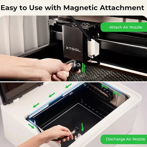 xTool M1 Smart Laser Engraver and Vinyl Cutter (Deluxe) & Air Assist Set