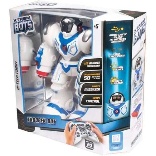 Xtrem Bots Trooper Bot Big Remote & Programmable Robot