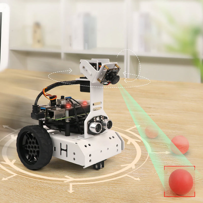 Hiwonder GoGopi Raspberry Pi 4B Intelligent Vision Robot Car For Python Programming (Including Raspberry Pi)