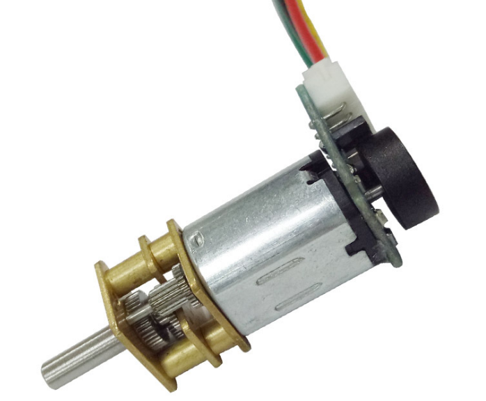 6V 298:1 Micro Metal Motor w/ Magnetic Encoder &amp; cable, 50rpm