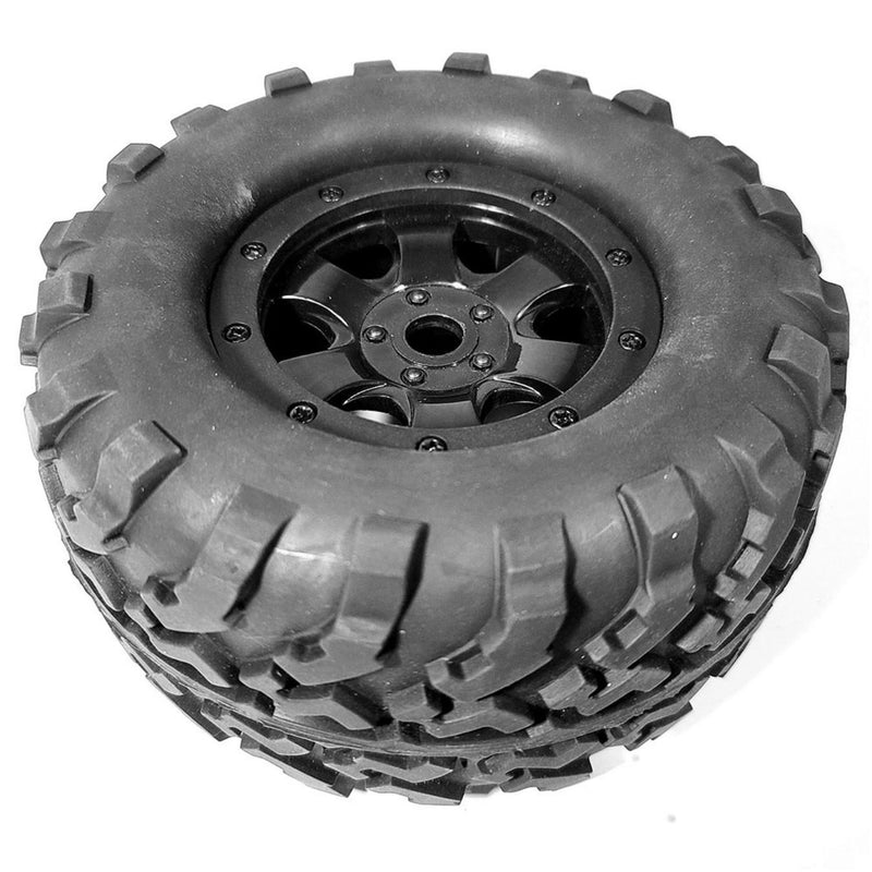 160mm x 85mm Black Beadlock Tire (Pair)