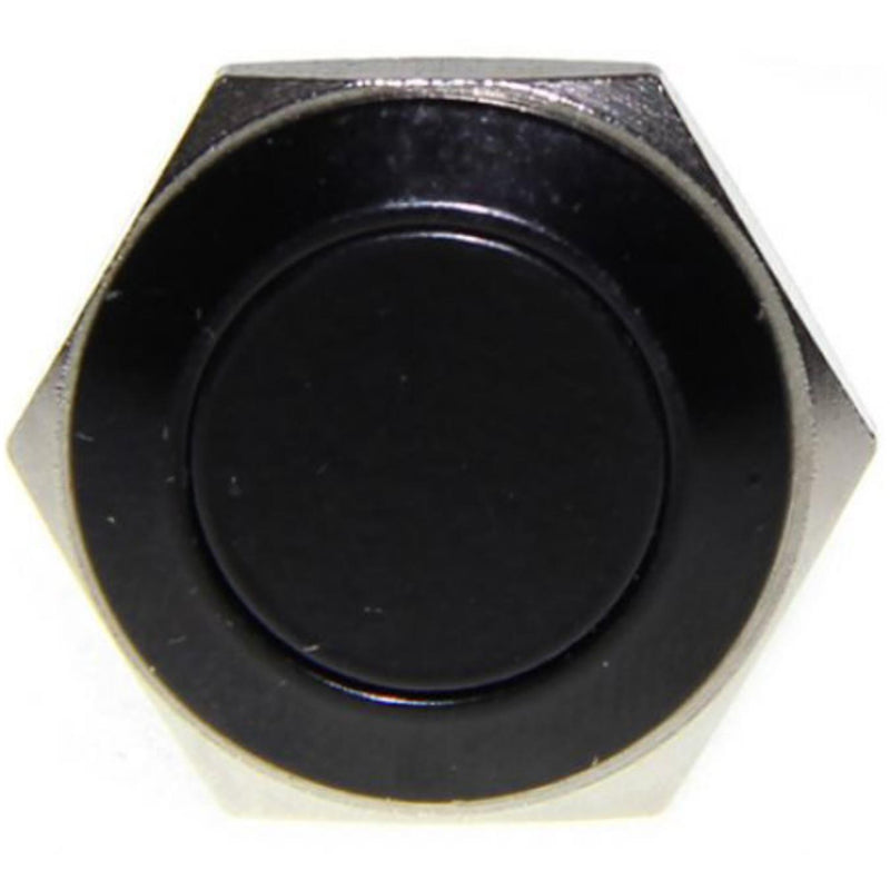 16mm Metal Push Button (Carbon Black)