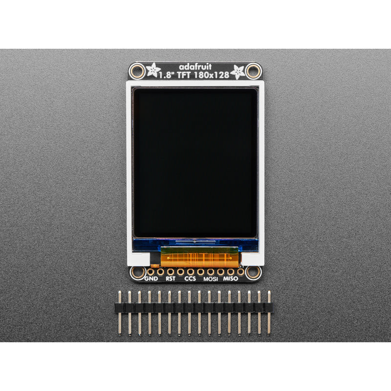 1.8 Inch Color TFT LCD Display w/ MicroSD Card Breakout - ST7735R
