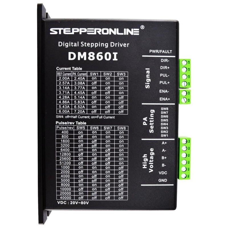 20-80V 2.4-7.2A Digital Stepper Motor Driver for Nema 34