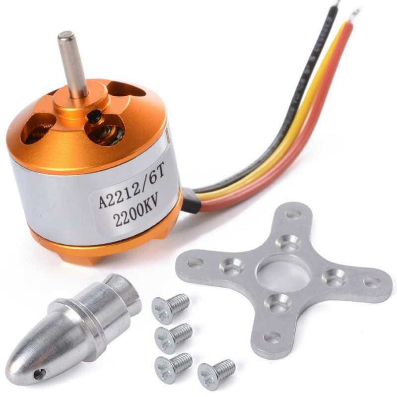 A2212/6T 2200KV Brushless DC Motor for RC Quadcopters Planes Boats Vehicles &amp; DIY Kits
