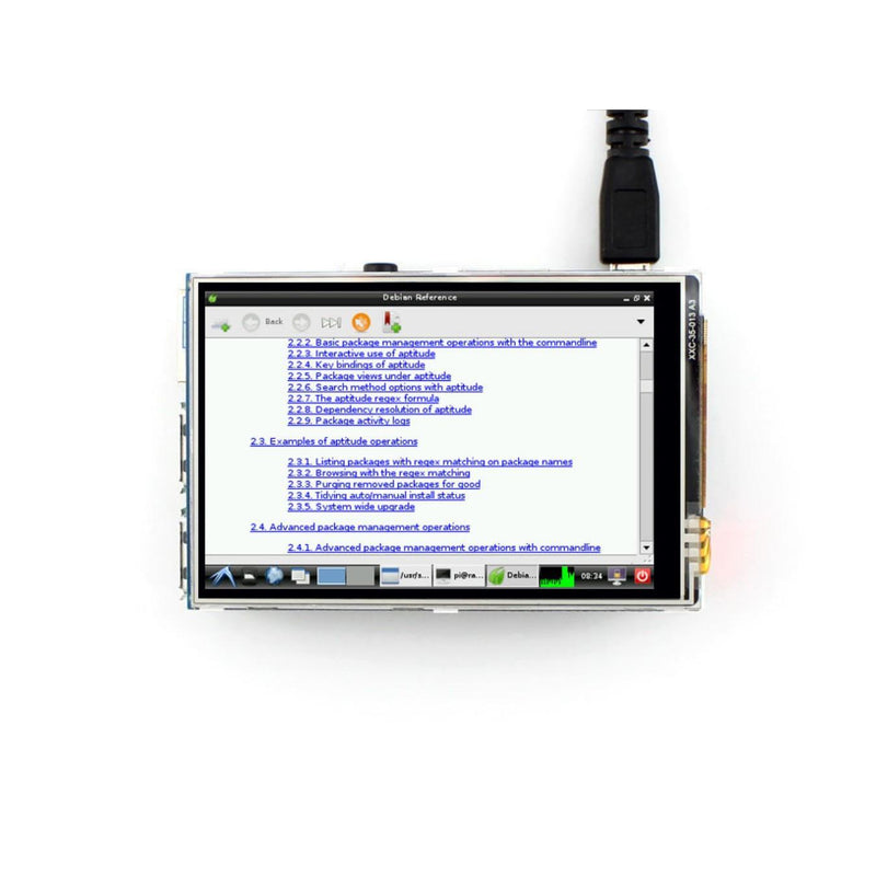 3.5" TFT LCD 320x480 Touch Display for Raspberry Pi