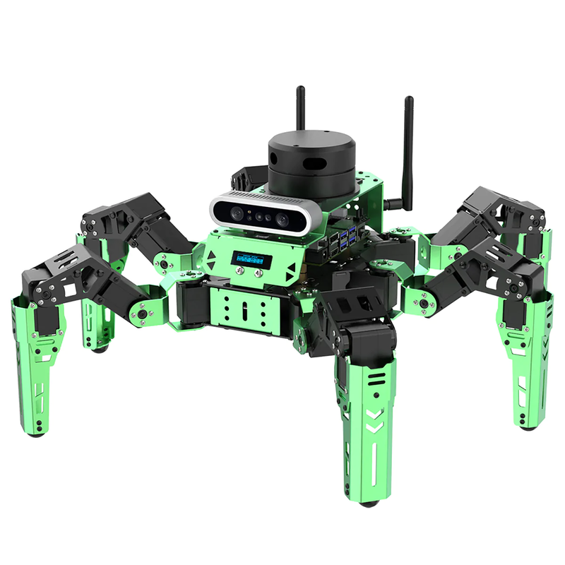 Hiwonder JetHexa ROS Hexapod Robot Kit Powered by Jetson Nano with Lidar Depth Camera Support SLAM Mapping and Navigation (Advanced Kit)