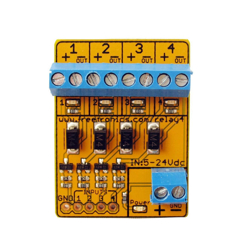 4-Channel Relay Driver Shield