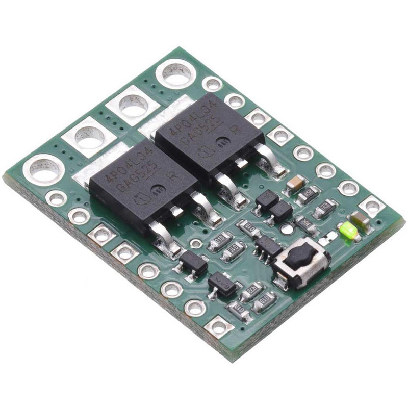4.5-40V DC, 16A Big Pushbutton Power Switch w/ Reverse Voltage Protection