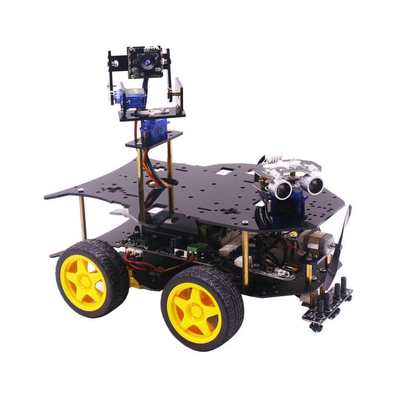 Yahboom 4WD Smart Robot w/ AI Vision Features for Raspberry Pi 4B (w/o Raspberry Pi 4B Board)