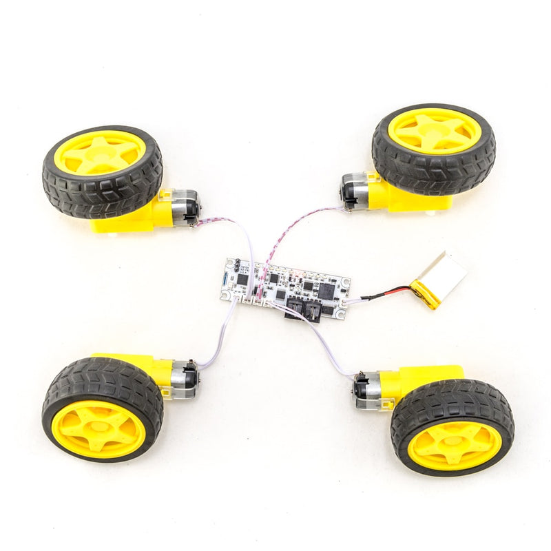 DIY Smartphone Controlled 4WD Car Chassis Kit w/ Bluetooth