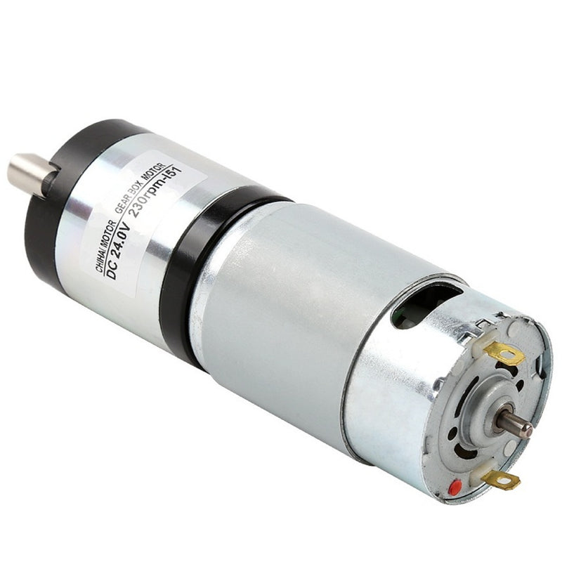 36mm Diameter High Torque Planetary Gear Motor, 24V, 45RPM