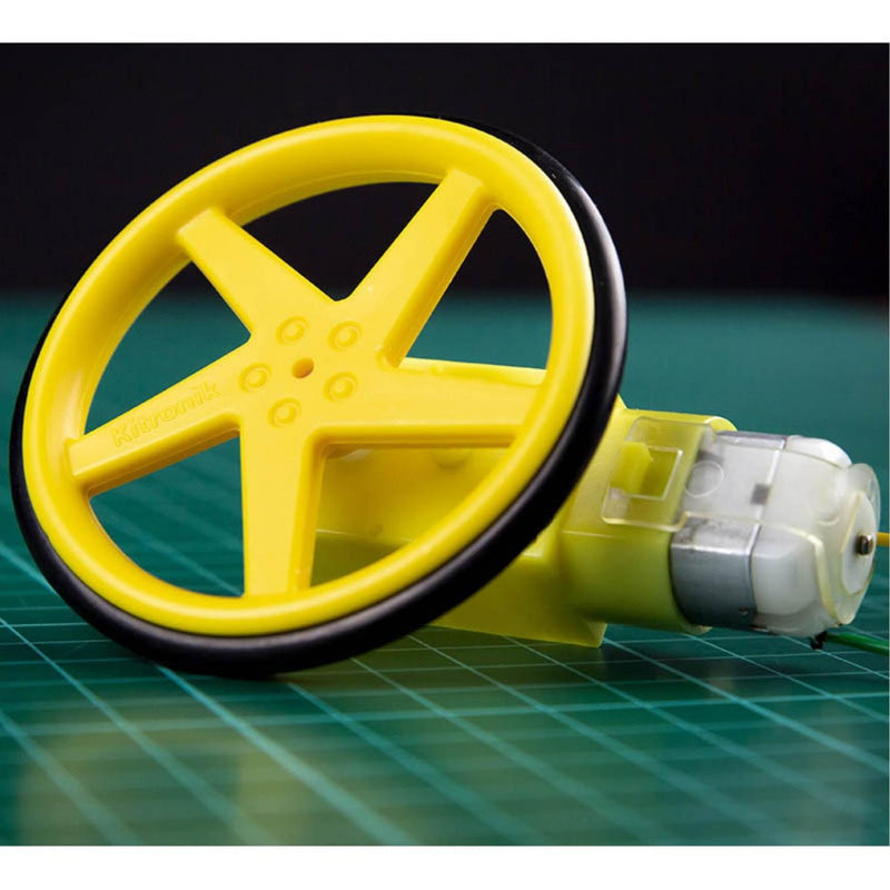 63mm Wheel for TT Motor - Yellow (2pk)