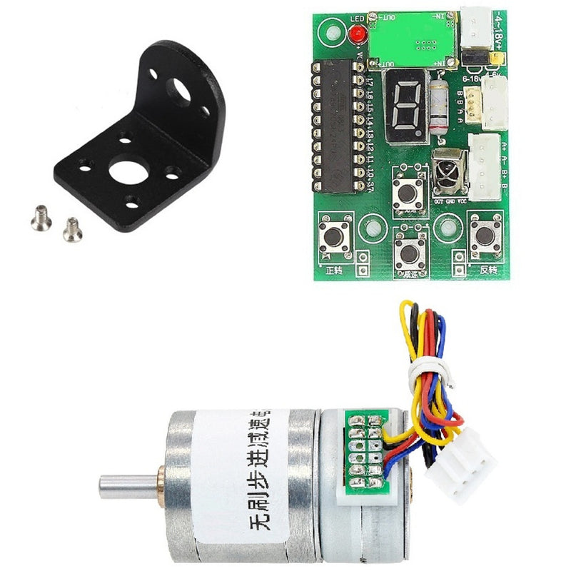 DC 12.0V 25BY Stepper Geared Motor w/ Motor Driver Kits, Gear Ratio 1/9.3