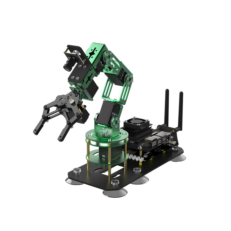 Yahboom 6 Degree of Freedom AI Vision Robotic Arm w/ ROS &amp; Python Programming, Excluding Jetson NANO 4GB Board